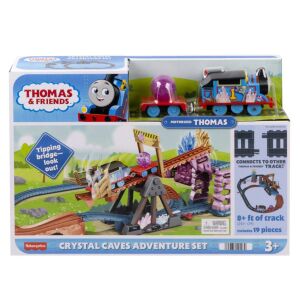 Mattel - Thomas kristálybarlang pályakészlet 144215862 - Vonat, vasúti elem, autópálya