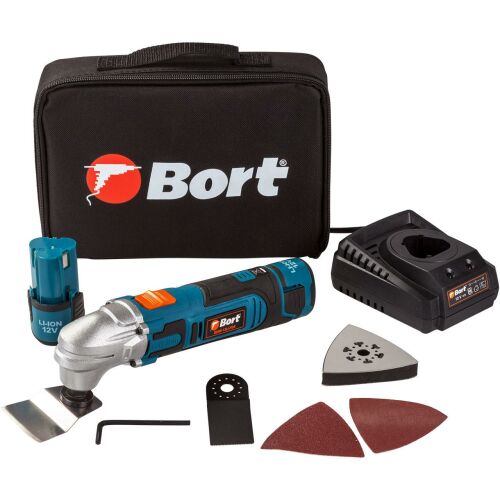 Többfunkciós szerszám multimaster  2db akkumulátorral 12V 1,5 Ah Bort BMW-12Li-FDK