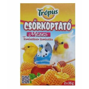 Trópus | Csőrkoptató - ízesített (mézes) díszmadarak részére - 2x35g 144220557 - Csőr- & Karomkoptató