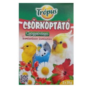 Trópus | Csőrkoptató - ízesített (gyógynövényes) díszmadarak részére - 2x35g 144220558 - Csőr- & Karomkoptató