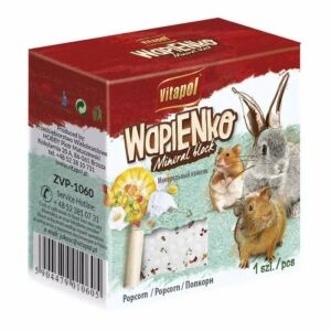 Vitapol Mineral Block | Fogkoptató rágcsálóknak | Pop Cornos - 40 g 144220887 - Csőr- & Karomkoptató
