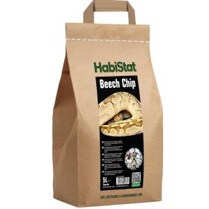 HabiStat | Beech Chip | Természetes bükkfaforgács hüllők és kisemlősök számára – 5 liter 144220918 - Hal- & Hüllőtartás