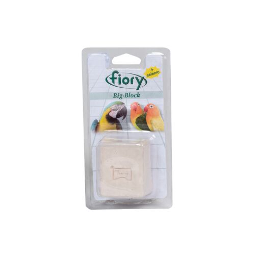 Fiory | Big-block for small birds | Nagy-tömb, ásványi anyag forrás egzotikus madarak/papagájok számára - 55 g 144220957