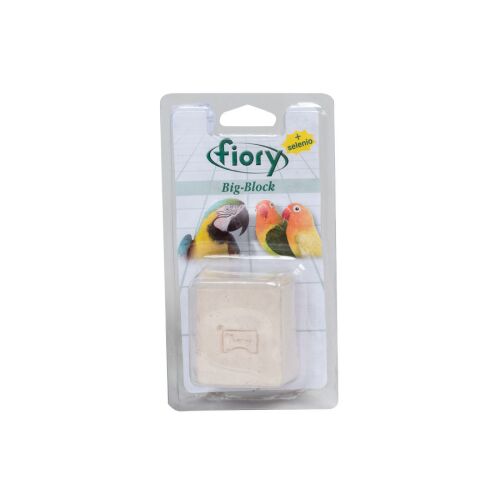 Fiory | Big-block for big birds | Nagy-tömb, ásványi anyag forrás egzotikus madarak/ nagy papagájok számára - 100 g 144221195