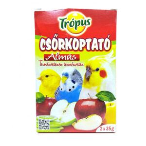 Trópus | Csőrkoptató - ízesített (alma) díszmadarak részére - 2x35 g 144221516 - Csőr- & Karomkoptató