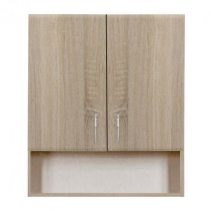 Bianca Plus 60-as Faliszekrény 2 ajtóval, nyitott alsó résszel, sonoma tölgy színben 144222646 - Faliszekrény