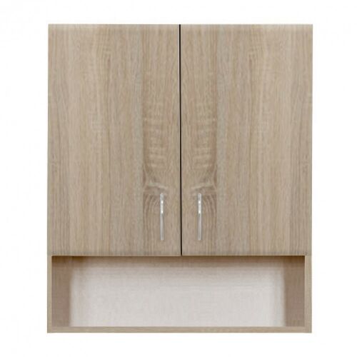 Bianca Plus 60-as Faliszekrény 2 ajtóval, nyitott alsó résszel, sonoma tölgy színben 144222646
