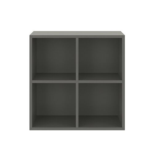 Boxie nyitott fali szekrény 80x80x37 cm antracit 144223004