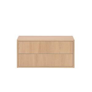 Boxie 2 fiókos fali szekrény 40x80x37 cm sonoma tölgy 144224084 - Faliszekrény