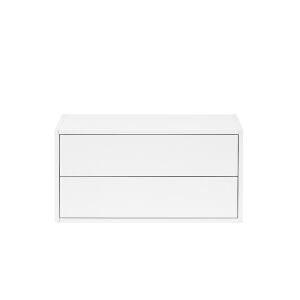 Boxie 2 fiókos fali szekrény 40x80x37 cm fehér 144224121 - Faliszekrény