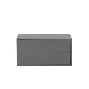 Boxie 2 fiókos fali szekrény 40x80x37 cm antracit 144224202 - Faliszekrény