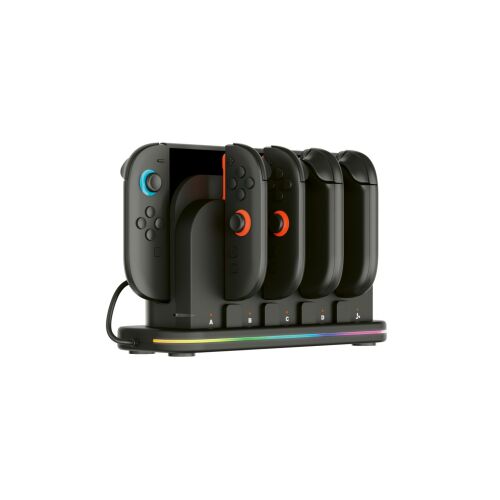 Nacon Multicharge Dock Station, Nintendo Switch 2, RGB, Nabíjačka Joy-Con, čierna, dokovacia stanica pre konzoly 144225012