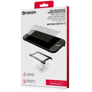 Nacon High Resistance Screen Protector, Nintendo Switch 2, 9H keménység, Átlátszó, Konzol képernyővédő fólia 144225116 - Nacon
