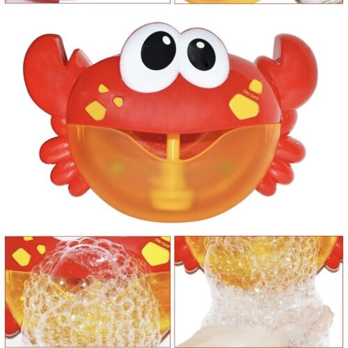 Zenélő buborékfújó rák fürdőjáték tapadókorongokkal