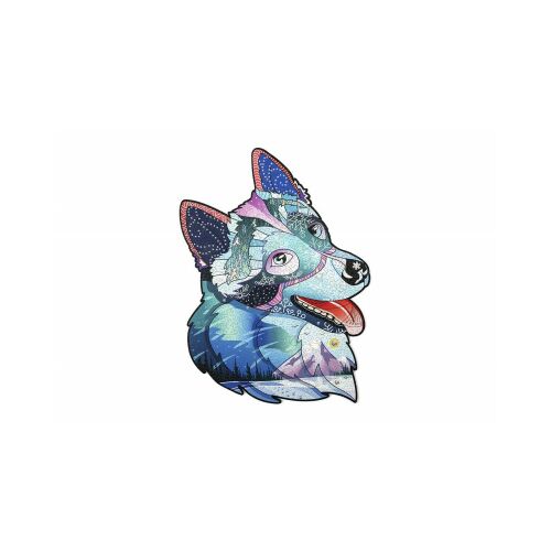 Brave Husky 2D-Puzzle, WT, Holz, 332 Teile 144226310