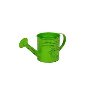 szívmintás cink locsolókanna antikolt zöld 24x10,5x10,5cm 144226987 - Kézi kerti szerszám