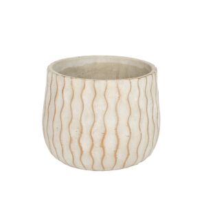 Ripple cement kaspó szürke-arany 10x8cm 144227010 - Kaspó