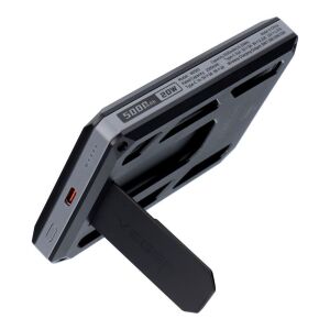 VEGER külső akkumulátor 5000 mAh MFi PD 20W pénztárcakövető W0582 fekete 144228374 - Veger