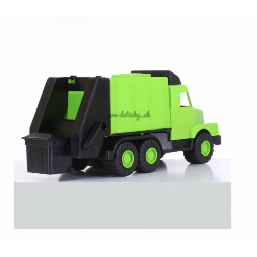 Műanyag kukásautó, 45 cm, Zöld 144229022