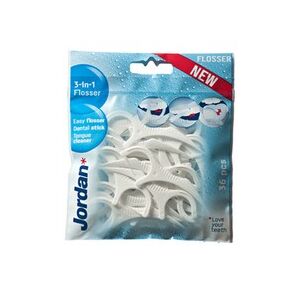 Jordan Nici dentystyczne Flosser 3w1  1op-36szt 144232414 - Nić dentystyczna
