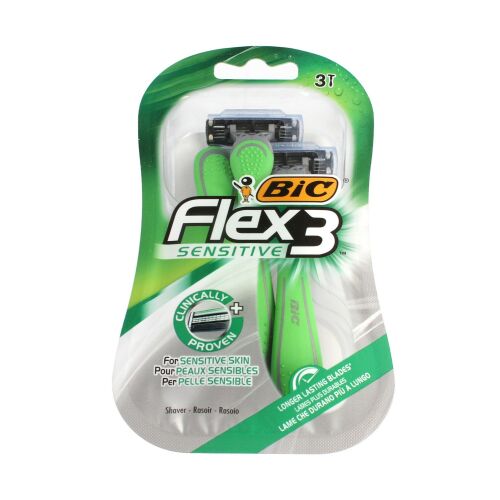 Bic Maszynka do golenia Flex 3 Sensitive 1op.-3szt 144232418
