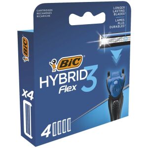 BIC System Wkłady do maszynki Hybrid Flex 3 Blister 1op.-4szt 144232586 - Borotvapenge