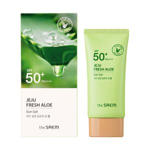 The SAEM Jeju Fresh Aloe Fényvédő krém-gél SPF50+ 50g 144232809 - Napfényvédő
