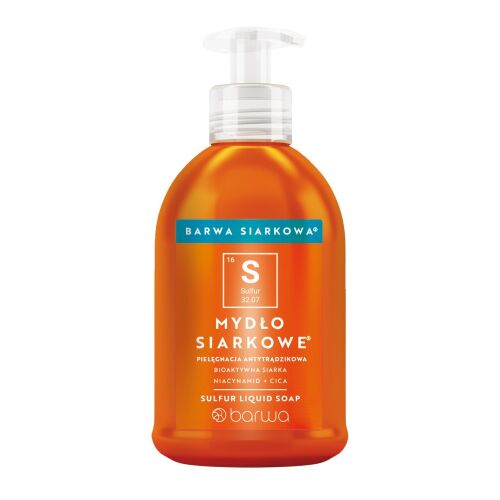 BARWA Siarkowa Siarkowa szappan folyadékban 300 ml 144232942
