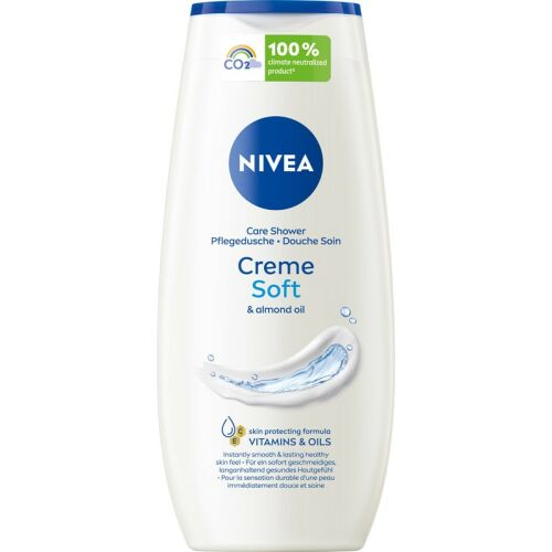 Nivea Cream Shower Kremowy żel pod prysznic z olejkiem migdałowym Creme Soft 250ml 144232943