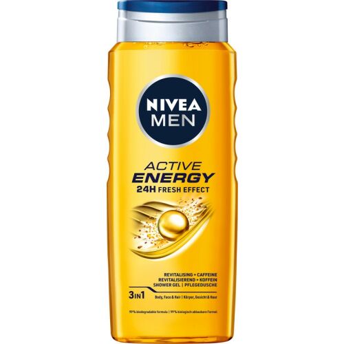 NIVEA SHOWER Żel p/p 500ml MEN ACTIVE ENERGY& 144232946