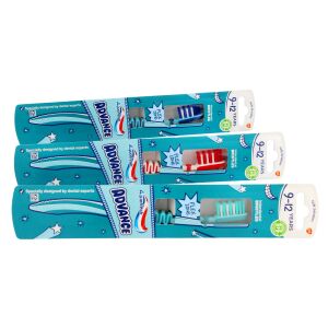 Aquafresh Szczoteczka do zębów Advance dla dzieci 9-12 lat 1szt (mix kolorów) 144233569 - Fogkefe