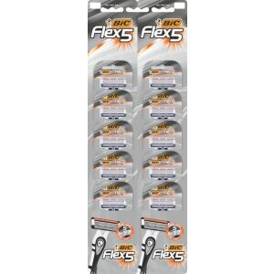Bic Maszynka do golenia BIC Flex 5 karta - 1op.-10szt 144233667 - Borotvapenge