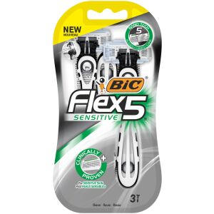 BIC Maszynka do golenia Flex 5 Sensitive 1 op. - 3szt 144233675 - Borotvapenge