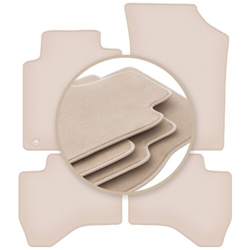 PRÉMIUM bézs színű lábszőnyegek a következő modellekhez: Toyota Aygo I ferdehátú 2005-2014 144237252