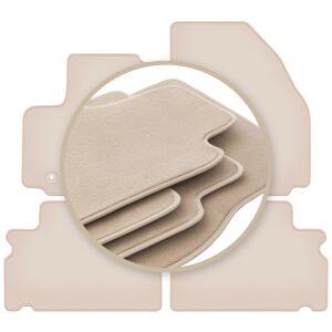 PRÉMIUM bézs színű lábszőnyegek: Ford S-MAX MK1 kisbuszhoz 2006-2011 144262442 - Jármű & Alkatrész