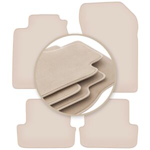 PRÉMIUM bézs színű lábszőnyegek a következő modellekhez: Renault Laguna III kupé 2007-2015 144266467 - Jármű & Alkatrész