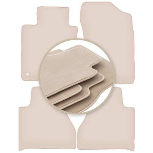 PRÉMIUM bézs színű lábszőnyegek: Toyota Hilux VIII pickup 2015-höz 144284198