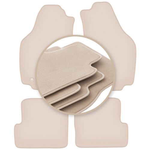 PRÉMIUM bézs színű lábszőnyegek a következő modellekhez: Lancia Ypsilon II ferdehátú 2003-2011 144284606