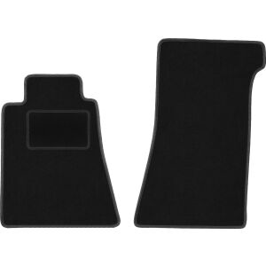 Fekete első szőnyegek: Mercedes SL R107 katalizátor nélküli kupéhoz (1971-1989)