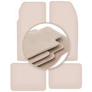 PRÉMIUM bézs színű lábszőnyegek a következő modellekhez: Peugeot 205 kabrió 1983-1998 144296046 - Jármű & Alkatrész