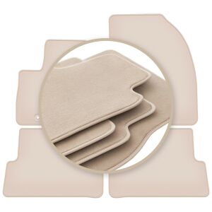 PRÉMIUM bézs színű lábszőnyegek a következőkhöz: Ford Kuga MK1 SUV 2008-2011 144308544 - Jármű & Alkatrész