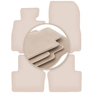 PRÉMIUM bézs színű lábszőnyegek: Mazda 2 III ferdehátú 2015-höz
