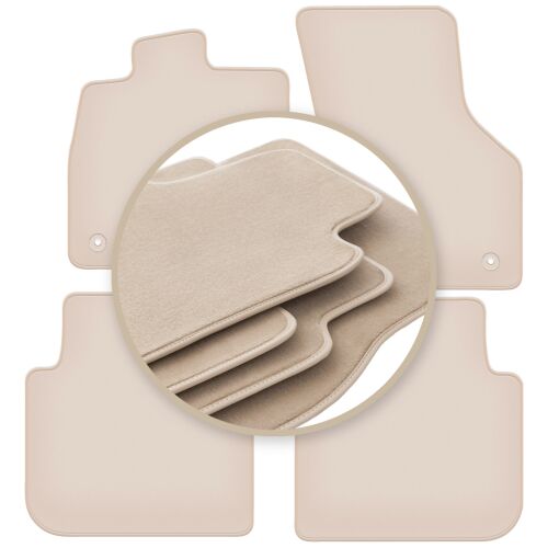 PRÉMIUM bézs színű lábszőnyegek: Volkswagen Arteon kombi, Shooting Brake 2017- 144333334