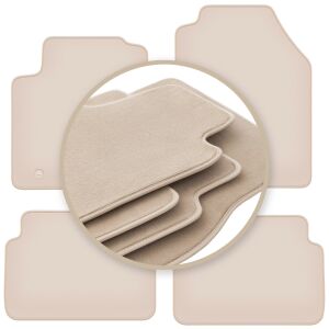 PRÉMIUM bézs színű lábszőnyegek: Ford Focus MK1 (facelift előtti) ferdehátú, szedán, kombi 1998-2001 modellekhez