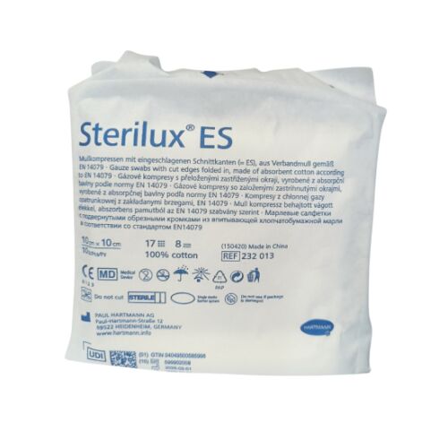 Sterilux ES hajtogatott mull-lap 10x10cm 144363189