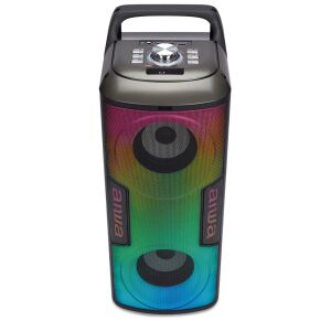 Aiwa KBTUS-100 nagyteljesítményű, 180W hordozható party hangszóró, erőteljes hangzással és látványos RGB világítással 144376287 - Audio