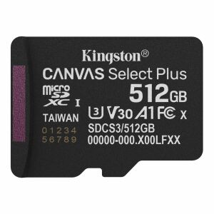 Kingston 512GB MicroSDXC UHS-I U3 Memóriakártya 144384732 - Kingston
