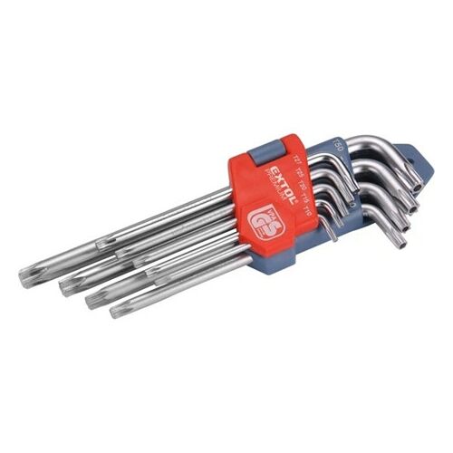 Extol Premium TORX KULCS KÉSZLET, CV. , 9DB, LYUKAS, T10,15,20,25,27,30,40,45,50, BLISZTEREN 6601 144396115