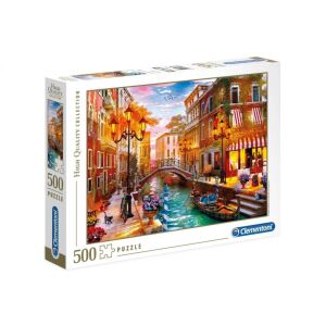 Puzzle: Velencei naplemente 500 db-os -Clementoni 144400187 - Clementoni Puzzle