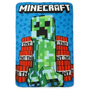 Minecraft Minecraft pătură polară 100x140cm 144401312 - Decorațiuni
